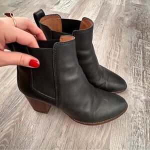 Madewell black booties